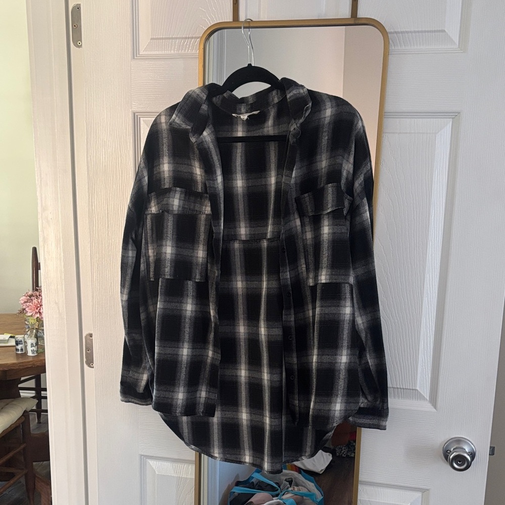 12th Tribe Monochrome Checkered Top